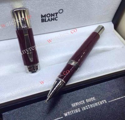 Mont Blanc Replica Red Barrel Red Cap Fineliner Pen - New